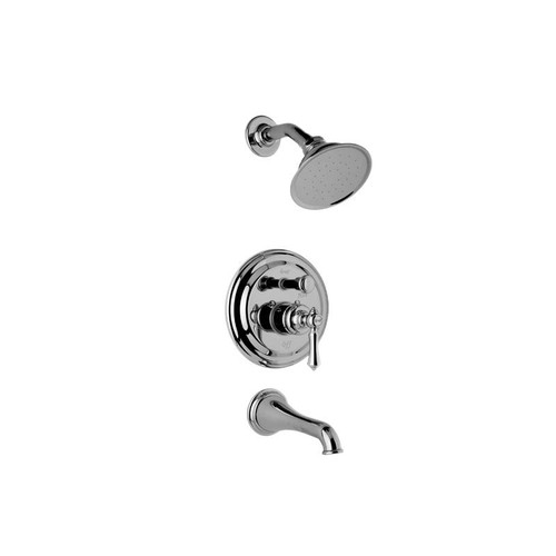 Graff - G-7165-LM15S-SN-T - Nantucket Traditional Pressure Balancing Tub & Shower Set- Trim Only