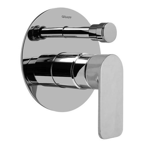 Graff G-7080-LM42S-BK-T - Sento Trim Plate w/Handle, Architectural Black