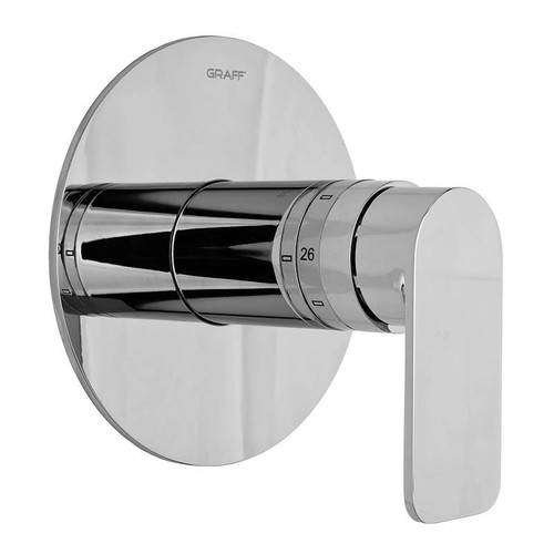 Graff G-8036-LM42S-BK-T - Sento SOLID Plate w/Handle, Architectural Black