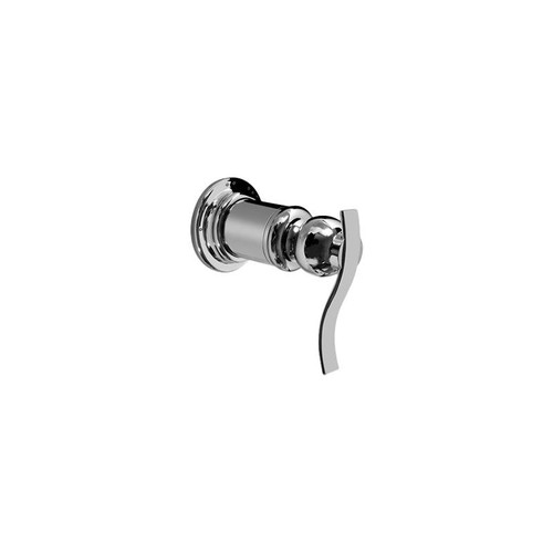 Graff G-8061-LM20S-PN-T Bali Transfer Valve Trim Plate and Handle, Polished Nickel