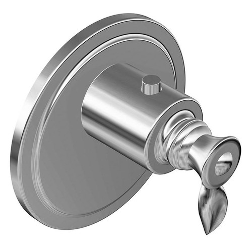 Graff G-8031-LM14E-PN-T M-Series Transitional Thermostatic Trim Plate with Topaz Handle, Polished Nickel