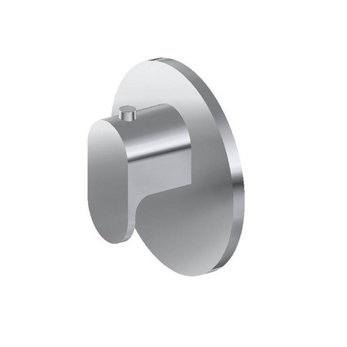 Graff G-8037-LM44E-BK-T M-Series Round Thermostatic Trim Plate with Ametis Handle, Architectural Black