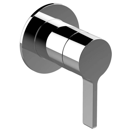 Graff G-8064-LM46S-PN-T Terra Transfer Valve Trim Plate and Handle, Polished Nickel