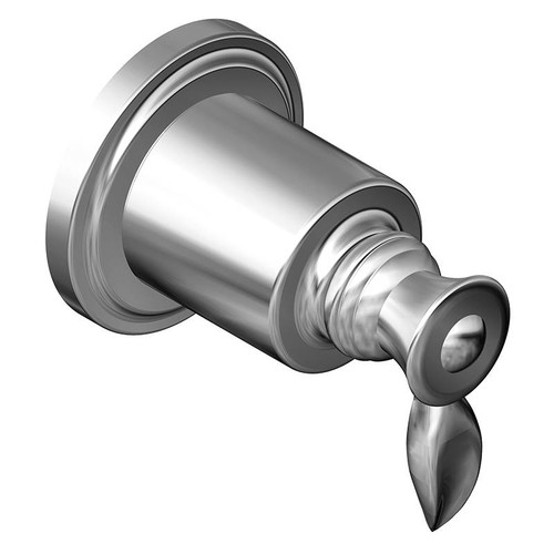 Graff G-8039-LM14E1-PN-T M-Series Transitional 3-Way Diverter Trim Plate with Topaz Handle , Polished Nickel