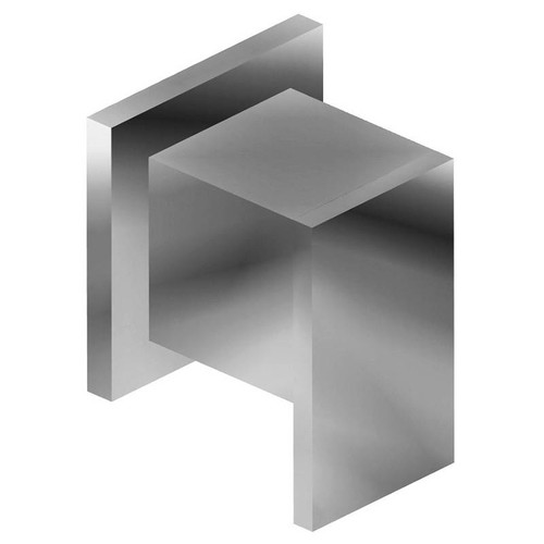 Graff G-8072-LM31E1-PC-T M-Series Square Three-Way Diverter Valve Trim Plate w/Solar Handle , Polished Chrome