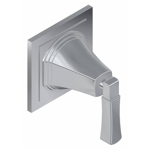 Graff G-8099-LM47E1-OB-T M-Series Finezza UNO Stop/Volume Trim Plate with Lever Handle, Olive Bronze