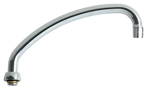 Chicago Faucet - L9JKCP - 9-inch Tube Spout