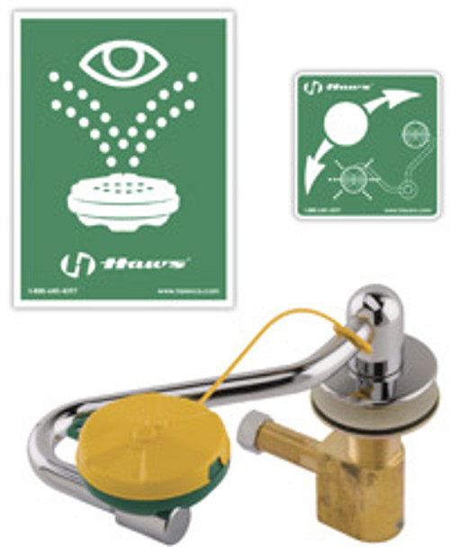 Chicago Faucets 8011-NF - Deck Mounted Swing Forward Eye and Face Wash Unit