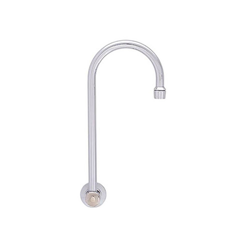 Fisher - 3915 - Single Hole Backsplash Mounted Faucet - 12-inch Swivel Gooseneck Spout
