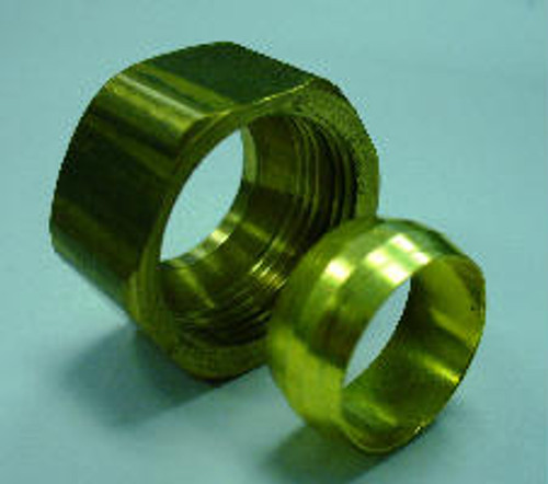 Arrowhead Brass 12B  - Part, 3/4-inch Compression Nut, Rough Brass Part, 3/4-inch Compression Nut, Rough Brass - 5.25 5.25 - 0.084 0.084 - Arrowhead Brass