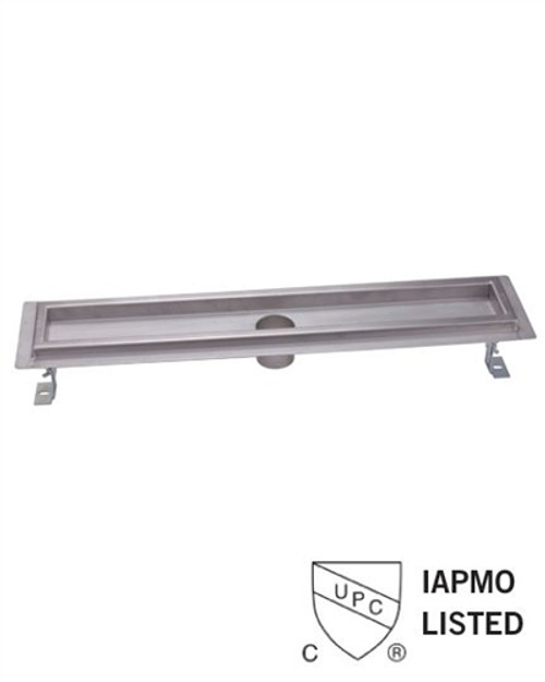 Jaclo 872 Series Bottom Outlet Shower Channel Drain