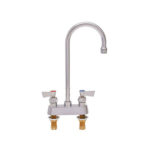 Fisher - 3516 - 4-inch Deck Mounted Faucet - 12-inch Rigid Gooseneck Spout