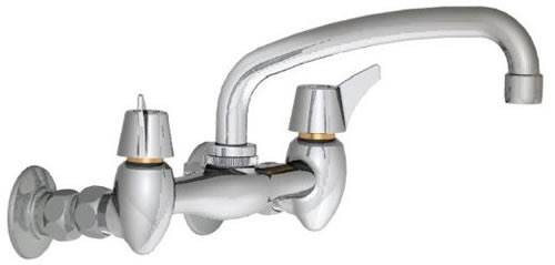 Union Brass® - 23A Wall Mounted Faucet - 8-Inch Spout, Less Soapdish Union Brass® - 23A Wall Mounted Faucet - 8-Inch Spout, Less Soapdish