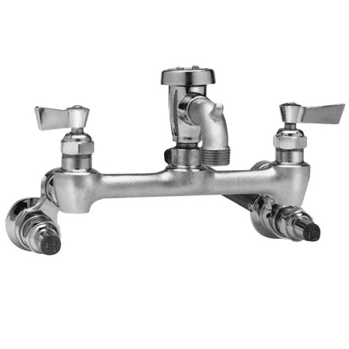 Fisher - 2453 - 8-inch Adjustable Wall Mounted Faucet S SS SHORT SPT Fisher - 2453 - 8-inch Adjustable Wall Mounted Faucet S SS SHORT SPT