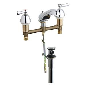 Chicago Faucets 404-POCP - Lavatory Sink Faucet with Pop-up Waste