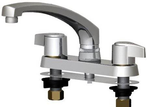 Union Brass® - 760C -Metal Handles, 8-Inch Cast Spout, Less Spray Union Brass® - 760C -Metal Handles, 8-Inch Cast Spout, Less Spray