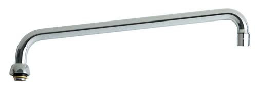 Chicago Faucet - L15JKCP - 15-inch Tube Spout