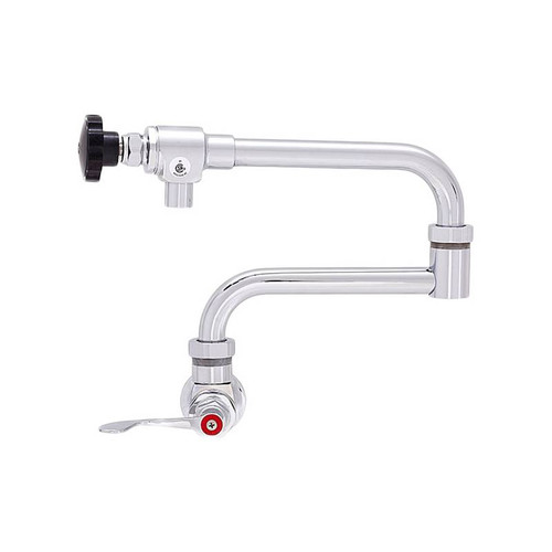 Fisher 21792 - 3/4-inch SINGLE WALL WITH WRIST HANDLES FAUCET WITH 10-inch CONTROLSWING SPOUT & 10-inch DJ