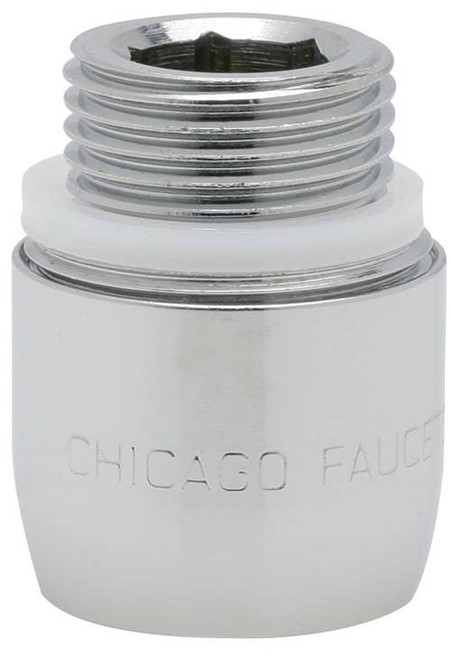 Chicago Faucets - E3-2JKCP - Softflo? Aerator with Adapter for 3/8 NPS Threads