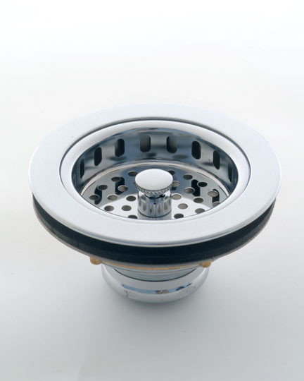 Jaclo 2806 Brass Duo Strainer for Kitchen Sinks, 3-1/2" Diameter