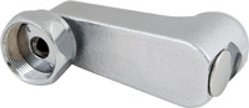 2 1/2-inch Offset Supply Arm with Built-in Shut-off Stop (Rough Chrome) 2 1/2-inch Offset Supply Arm with Built-in Shut-off Stop (Rough Chrome)