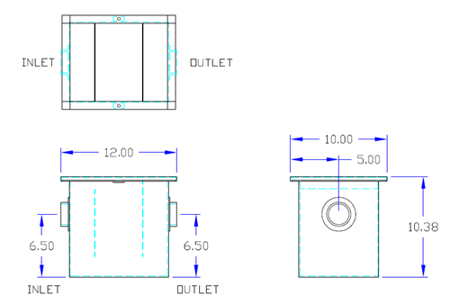 Rockford Separators - ROC-MI-1 Grease Interceptor