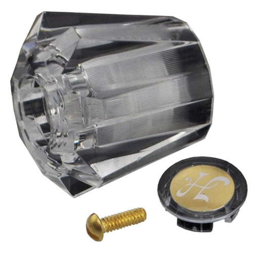 Union Brass 80387 - CLEAR ACRYLIC HANDLE ASSY- HOT Union Brass 80387 - CLEAR ACRYLIC HANDLE ASSY- HOT
