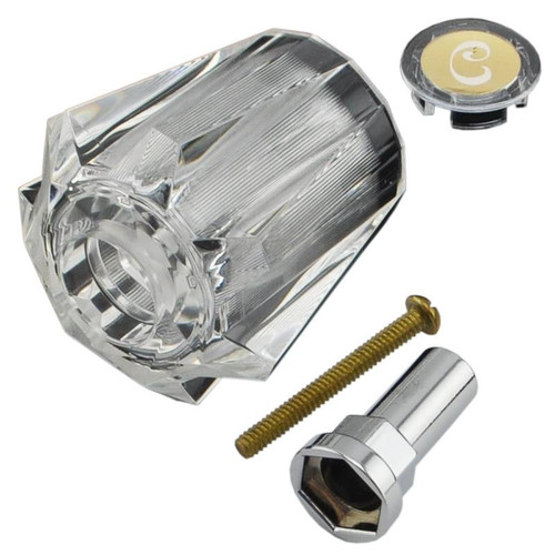 Union Brass 80398 - CLEAR ACRYLIC HANDLE ASSY-COLD Union Brass 80398 - CLEAR ACRYLIC HANDLE ASSY-COLD