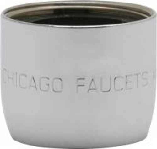 Chicago Faucets E72JKABCP LAMINAR FLOW OUTLET, 0.5 GPM, 13/16"-24 FEMALE THREAD Chicago Faucets E72JKABCP LAMINAR FLOW OUTLET, 0.5 GPM, 13/16"-24 FEMALE THREAD