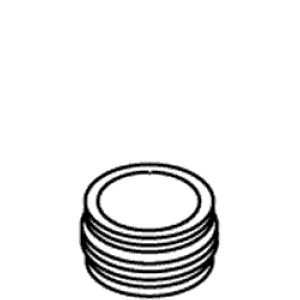 Kohler 41059 - Brite Chrome Hose Connection