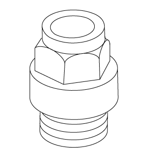 Kohler 50563 - Polished Chrome Nut