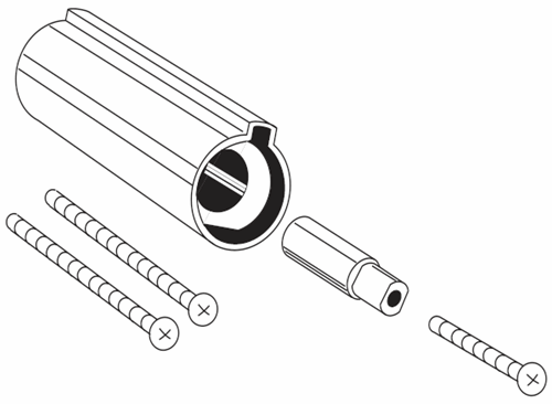 Moen 10399 - 1-inch Push Pull Style Shower Handle Extension Kit