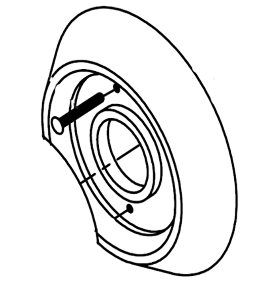 Symmons - SC-12 - Escutcheon & Screw Symmons - SC-12 - Escutcheon & Screw