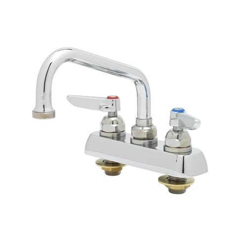 T&S Brass - B-1110 - Workboard Faucet, Deck Mount, 4-inch Centers, 6-inch Swing Nozzle, Lever Handles T&S Brass - B-1110 - Workboard Faucet, Deck Mount, 4-inch Centers, 6-inch Swing Nozzle, Lever Handles