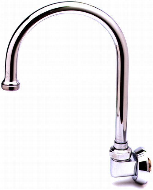 T&S Brass - B-0525 - Swivel Gooseneck, Wall Mount, Stream Regulator, 5-11/16-inch Spread, 10-1/2-inch Height T&S Brass - B-0525 - Swivel Gooseneck, Wall Mount, Stream Regulator, 5-11/16-inch Spread, 10-1/2-inch Height