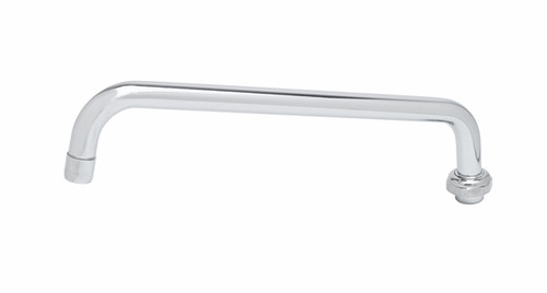 T&S Brass - 5SP-12 - Nozzle, Swing, 12-inch Length, 3/4-27 Aerator Outlet