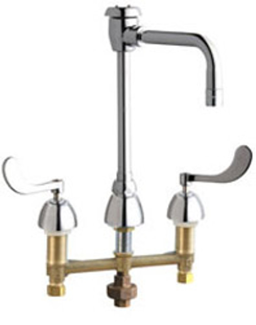 Chicago Faucets - 786-TWGN2BVBE3-2AB - Service Sink Faucet with Third Water Inlet
