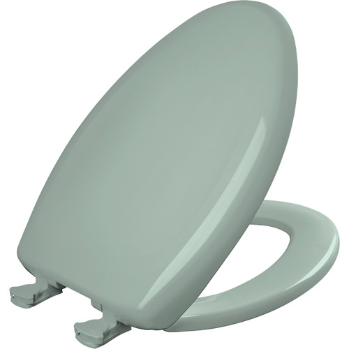 1200SLOWT 455 - Bemis Elongated Plastic Toilet Seat with Whisper-Close Hinge, Seafoam
