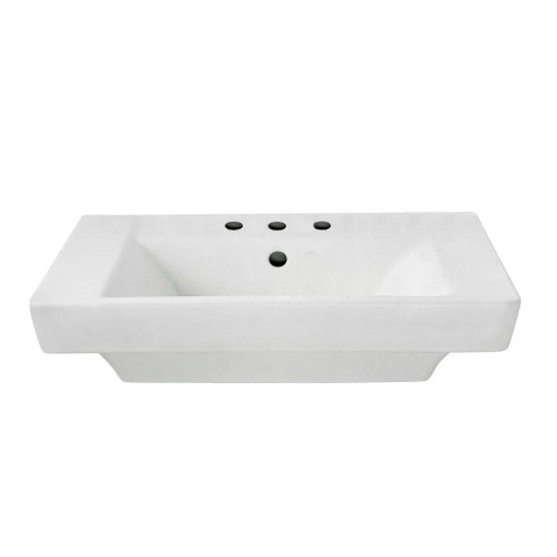 American Standard 0641008.020 Boulevard Pedestal Lavatory Top 8" Single Hole (White) American Standard 0641008.020 Boulevard Pedestal Lavatory Top 8" Single Hole (White)