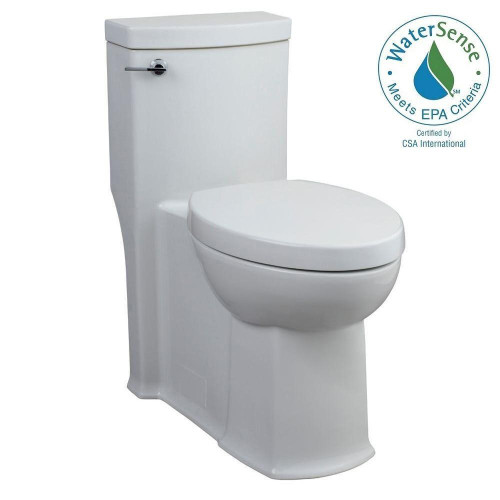 American Standard 2891128.020 Boulevard FloWise Right Height Elongated One-Piece 1.28 gpf Toilet (White)