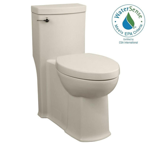 American Standard 2891128.222 Boulevard FloWise Right Height Elongated One-Piece 1.28 gpf Toilet (Linen)