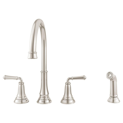 American Standard 4279701.013 Delancey Widespread Kitchen Faucet (Polished Nickel)