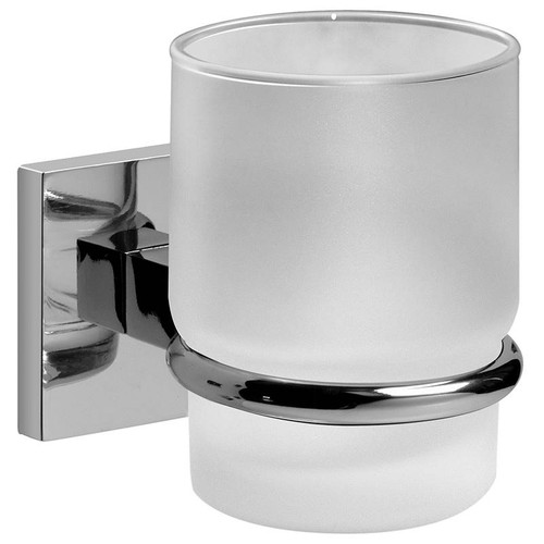 Graff G-9102-BNi Tumbler & Holder, Brushed Nickel