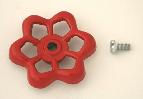 Prier 630-0045 Kit - Small Valve Handle - Red - Replacement