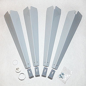 Mustee 18.300F Floor Mounting Hardware For 15171819