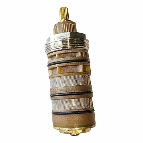 Rohl 24.04RL.PP Plus-P Thermostatic Cartridge  With Fitting Metal Nut For The 1005N Concealed 3/4" Thermostatic Bath And Shower Valves Also Replacement For Huber Kyoto Thermostatic Cartridge Style Plus-P Used On The KY D23020.21-Apc 
And KY D11020 Brown thermostatic cartridge