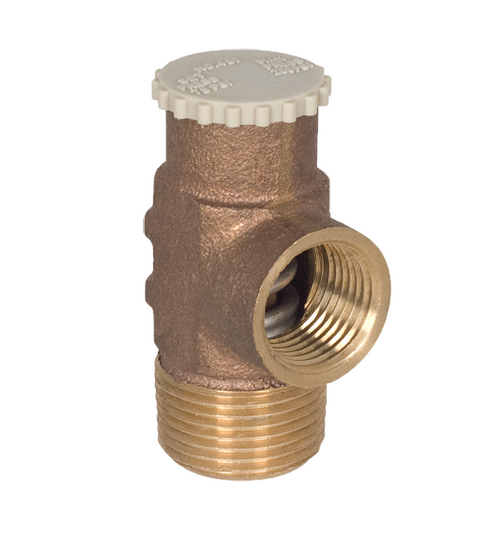 Prier 451-34-75 Valve - Pressure Relief - 3/4"MIP - 75 PSI Set Pressure