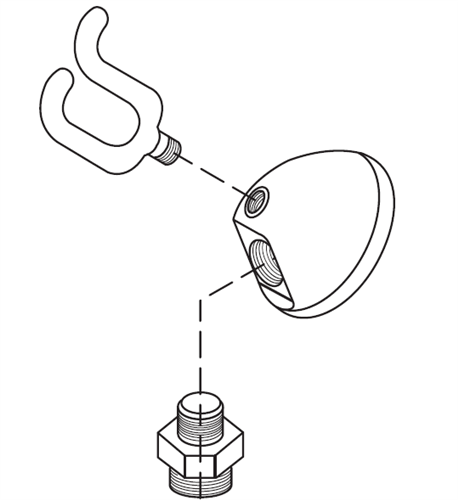 American Standard M962795-0020A Wall Hook F/7866115-Rp-