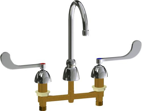 Chicago Faucets 786-GN6AE36XK319AB 786 ridged/swing gooseneck spout
