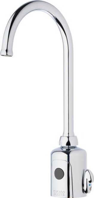 Chicago Faucets 116.995.AB.1T HyTronic BLE Goose GN6FC 1.5 AC Ext Mix